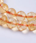 BeadsBalzar Beads & Crafts Natural Citrine Beads Strands, Round, Citrine 8MM (BG5136)