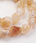 BeadsBalzar Beads & Crafts Natural Gemstone Nugget Citrine Bead Strands, Citrine 8-16MM (BG3917)