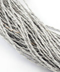 BeadsBalzar Beads & Crafts (PC4586A) Polyester Cord, with Cotton Cords inside and Silver Metallic Cords, 5MM