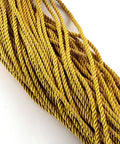 BeadsBalzar Beads & Crafts Polyester cord 8mm Goldenrod (TC4320)