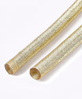 BeadsBalzar Beads & Crafts (PT7036A) Round Purl Nylon Thread Cord, Metallic Cord, Gold 455mm long, 5mm