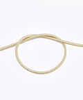 BeadsBalzar Beads & Crafts (PT7036A) Round Purl Nylon Thread Cord, Metallic Cord, Gold 455mm long, 5mm
