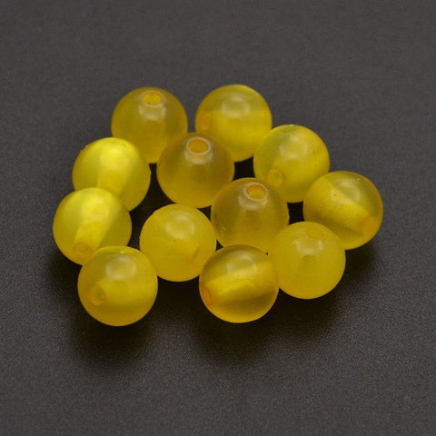 BeadsBalzar Beads & Crafts (RB6852X) Imitation Cat Eye Resin 10mm in diameter, hole: 1.5mm (20 PCS)