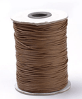 BeadsBalzar Beads & Crafts SADDLE BROWN (WC08-125) (WC08-X) Braided Korean Waxed Polyester Cords (80 MET)