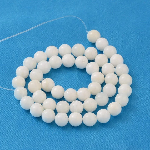 BeadsBalzar Beads & Crafts (SB3062) Natural clamshell 8mm