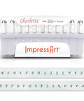 BeadsBalzar Beads & Crafts (SC1230A-3MM) Charlotte Letter Stamps, Uppercase 3mm (1 SET)
