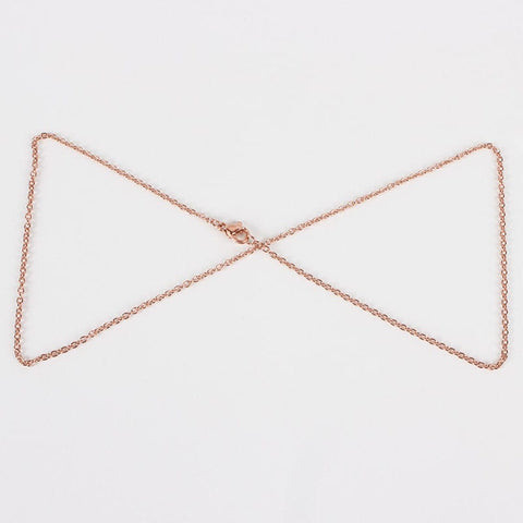 BeadsBalzar Beads & Crafts (SC4702) 304 Stainless Steel Cross Chain Cable Chain Necklace Makings