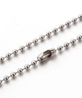 BeadsBalzar Beads & Crafts (SC4733) 304 Stainless Steel Ball Chain Necklace