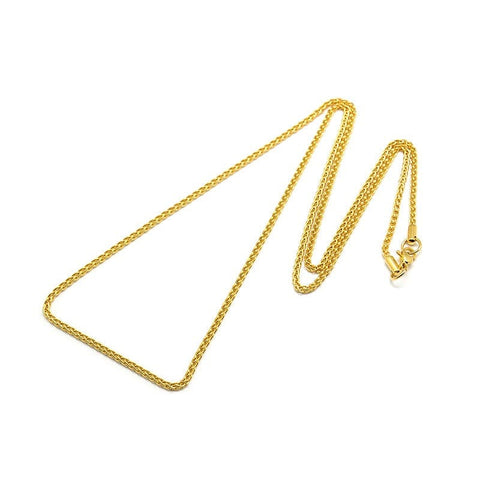 BeadsBalzar Beads & Crafts (SC4735) 304 Stainless Steel Wheat Chain