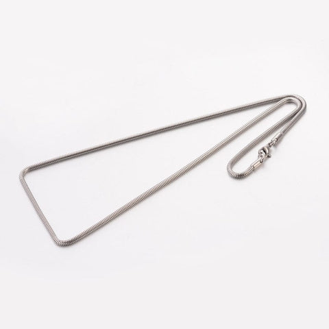 BeadsBalzar Beads & Crafts (SC6647A) 304 Stainless Steel Snake Chain Necklaces, 2.4mm wide, "(50cm) long