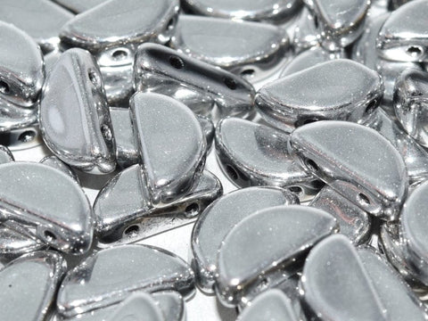 BeadsBalzar Beads & Crafts (SCB-23980-27000) SEMI CIRCLE BEADS 5 X 10 MM JET LABRADOR FULL