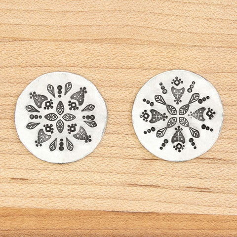 BeadsBalzar Beads & Crafts (SCS160015) Mandala Signature Stamp Pack, Series 5 (1 SET)