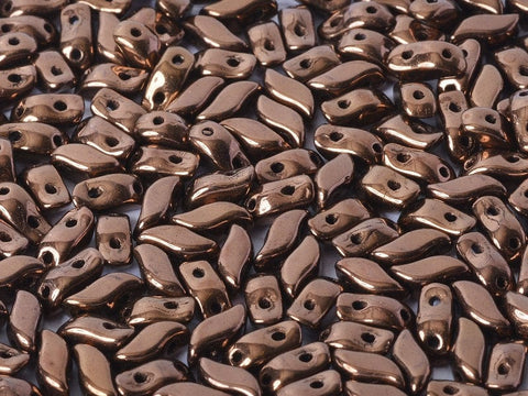 BeadsBalzar Beads & Crafts (SD-23980-14415) STORMDUO 3 X 7 MM JET BRONZE