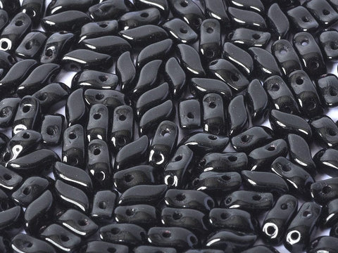 BeadsBalzar Beads & Crafts (SD-23980) STORMDUO 3 X 7 MM JET