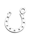 BeadsBalzar Beads & Crafts (SH4718) 304 Stainless Steel Charms, Horse Shoe