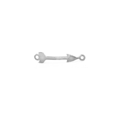 BeadsBalzar Beads & Crafts (SILV-7820X) Silver 925 Connector Arrow 18x4mm (2 PCS)