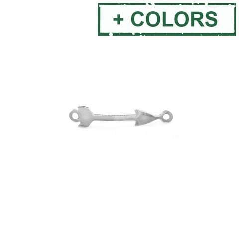 BeadsBalzar Beads & Crafts (SILV-7820X) Silver 925 Connector Arrow 18x4mm (2 PCS)