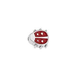 BeadsBalzar Beads & Crafts SILV.ANTIQUE (GQL8522S-20PC) (GQL8522-X-20PC) Alloy Bead ladybug Φ2mm 9,5x9mm (20 PCS)