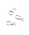 BeadsBalzar Beads & Crafts SILVER 925 (925-C26AR) (925-C26X) Sterling silver Lobster claw clasps 7mm . (2 PCS)