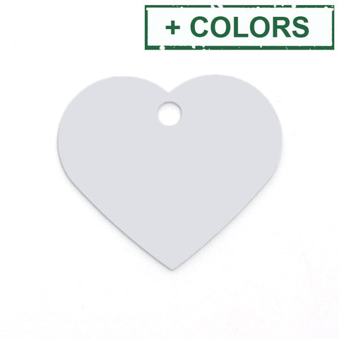 BeadsBalzar Beads & Crafts SILVER (LEHA8013-X) LASER ENGRAVED CUSTOM HEART 33x38MM(1 PC)