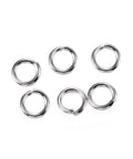 BeadsBalzar Beads & Crafts (SJ6138A) 304 Stainless Steel Jump Rings,Jump Rings, 4mm in diameter (5 GRAMS)
