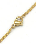 BeadsBalzar Beads & Crafts (SS4584) 304 STAINLESS STEEL NECKLACE CHAIN GOLDEN 50,5 CM