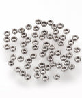 BeadsBalzar Beads & Crafts (SS5079) 304 Stainless Steel Spacer Beads, Rondelle, Stainless Steel Color, 1.5mm (50 PCS)