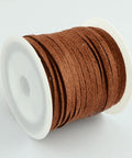 BeadsBalzar Beads & Crafts (SU2-40) Suede 3mm 5m roll Sienna