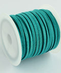 BeadsBalzar Beads & Crafts Suede 3mm 5m roll Teal (SU2-61)