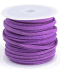 BeadsBalzar Beads & Crafts Suede 3mm DarkOrchid 5m roll (SU2-32)