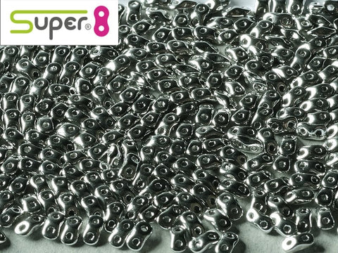 BeadsBalzar Beads & Crafts Super 8 Beads  Crystal Labrador Full (S8-27000)