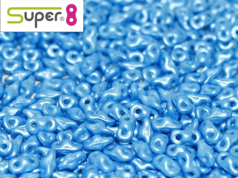 BeadsBalzar Beads & Crafts SUPER8® ALABASTER PASTEL TURQUOISE (S8-25020)