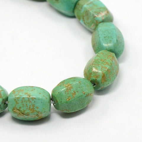 BeadsBalzar Beads & Crafts Synthetic turquoise (ST3053)