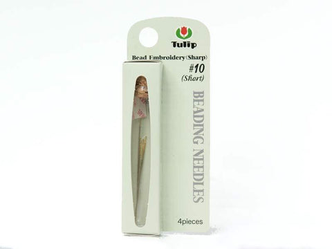BeadsBalzar Beads & Crafts (TBN-002E) TULIP Beading Needles #10, 37mm, 4 pieces