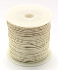 BeadsBalzar Beads & Crafts (TH5468B) Nylon Thread, with Metallic Cords, Silver 1.0mm (100 MET)