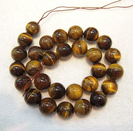 BeadsBalzar Beads & Crafts Tiger Eye round 10mm (TE4280)