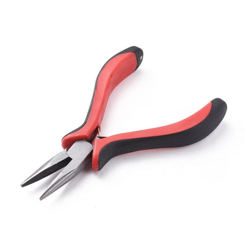 BeadsBalzar Beads & Crafts (TL2555) Carbon Steel Jewelry Pliers, Mini Needle Nose Pliers, Gunmetal