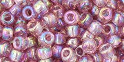 BeadsBalzar Beads & Crafts (TR-06-166) TOHO Round 6/0 : Transparent-Rainbow Lt Amethyst