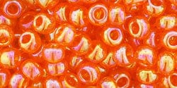 BeadsBalzar Beads & Crafts (TR-06-174) TOHO Round 6/0 : Transparent-Rainbow Lt Hyacinth (25 GMS)