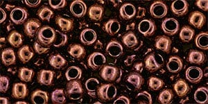BeadsBalzar Beads & Crafts (TR-06-222) TOHO - Round 6/0 : Dk Bronze (25 GMS)