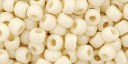 BeadsBalzar Beads & Crafts (TR-06-51) TOHO - Round 6/0 : Opaque Lt Beige (25 GMS)