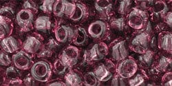 BeadsBalzar Beads & Crafts (TR-06-6B) TOHO - Round 6/0 : Transparent Med Amethyst (25 GMS)