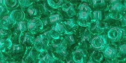 BeadsBalzar Beads & Crafts (TR-06-72) TOHO Round 6/0 : Transparent Beach Glass Green (25 GMS)