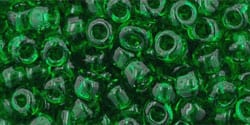 BeadsBalzar Beads & Crafts (TR-06-7B) Round 6/0 : Transparent Grass Green (25 GMS)