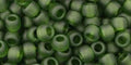 BeadsBalzar Beads & Crafts (TR-06-940F) TOHO - Round 6/0 : Transparent-Frosted Olivine (25 GMS)