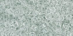 BeadsBalzar Beads & Crafts (TR-08-1) TOHO - Round 8/0 : Transparent Crystal (25 GMS)