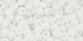 BeadsBalzar Beads & Crafts (TR-08-41-250G) TOHO - Round 8/0 : Opaque White (250 GMS)