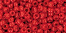 BeadsBalzar Beads & Crafts (TR-08-45) TOHO - Round 8/0 : Opaque Pepper Red (25 GMS)