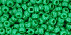 BeadsBalzar Beads & Crafts (TR-08-47D) TOHO - Round 8/0 : Opaque Shamrock (25 GMS)
