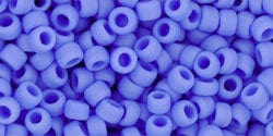 BeadsBalzar Beads & Crafts (TR-08-48LF) TOHO - Round 8/0 : Opaque-Frosted Periwinkle (25 GMS)